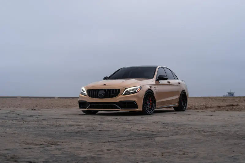 Mercedes-AMG C63 (W205) with Vossen LCX-03 wheels