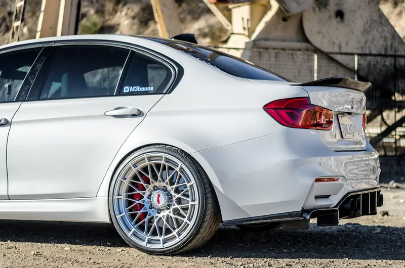 BMW M3 with Vossen LCX-03 wheels