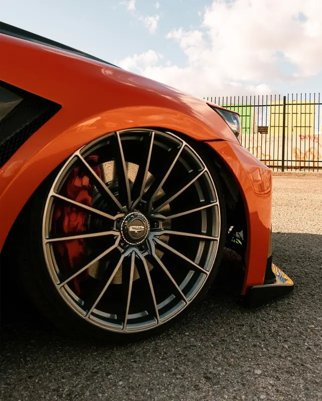 Lexus IS F with Curva Concepts CFF75 wheels