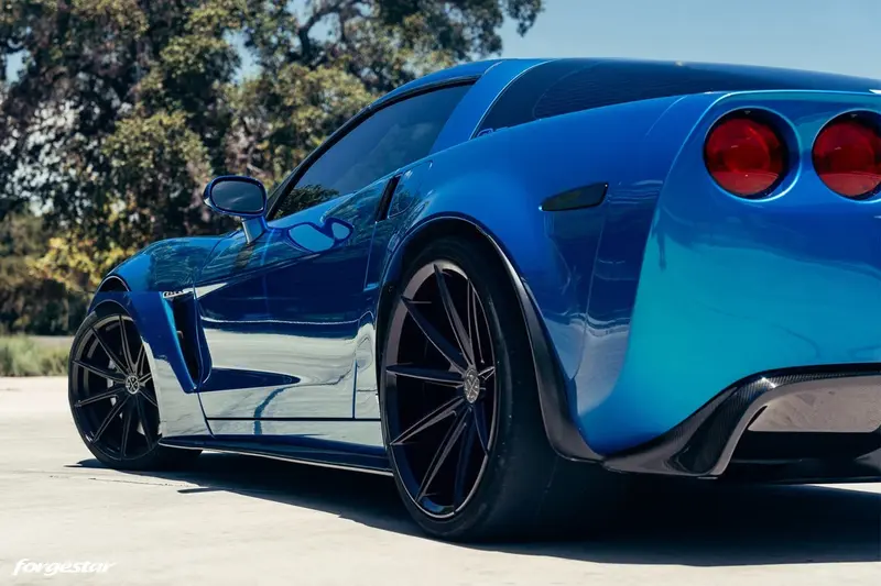Chevrolet Corvette C6 Z06 with Blaque Diamond BD-11 wheels