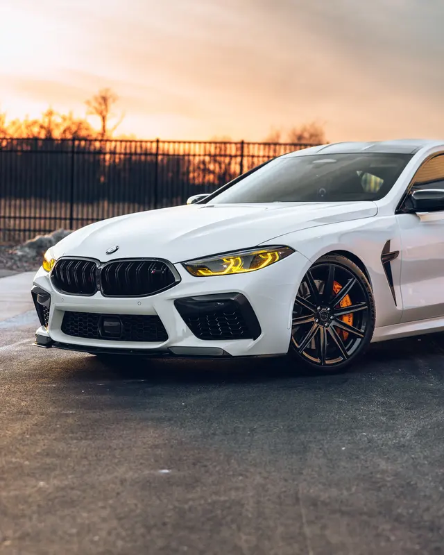 BMW M8 Competition with Vossen UV-2 wheels