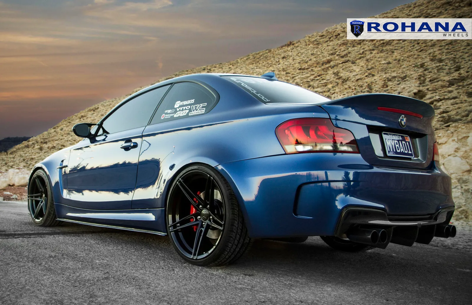 BMW 1 Series M Coupe with Rohana RFX15 wheels