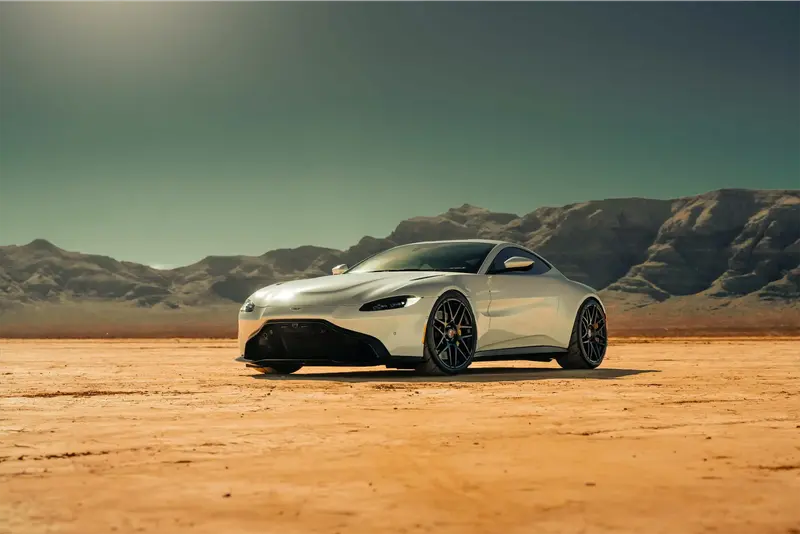 Aston Martin Vantage with Curva Concepts C300 wheels