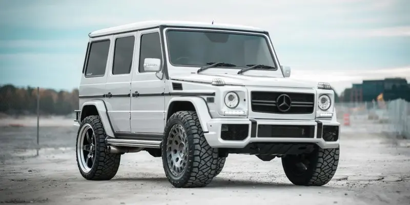 Mercedes-Benz G-Wagen AMG with Forgestar D5 Drag wheels