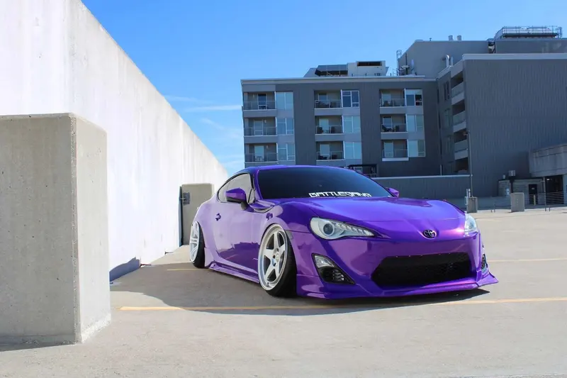 Toyota 86 with Kansei KNP wheels