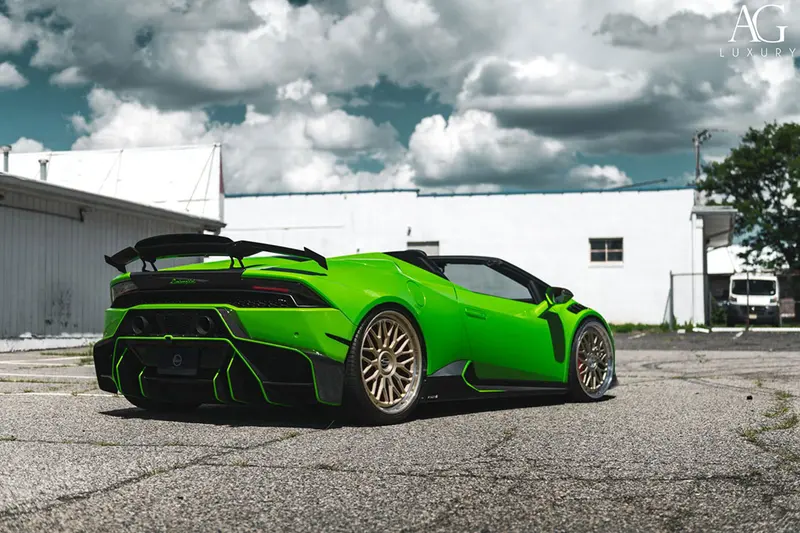 Lamborghini Huracán Spyder with Vossen GEN-03-3 Piece wheels