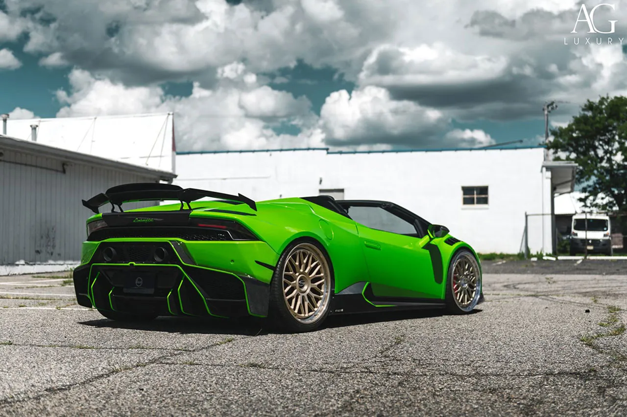 Lamborghini Huracán Spyder with Vossen GEN-03-3 Piece wheels