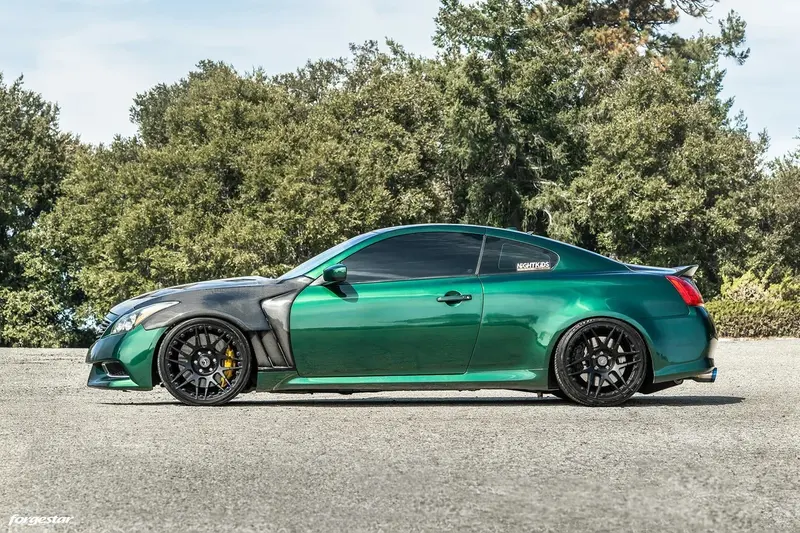 Infiniti G37 Coupe with Forgestar F14 Beadlock wheels