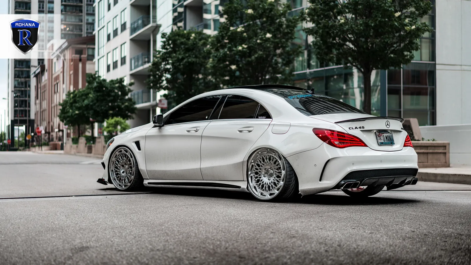 Mercedes-Benz CLA 45 AMG with Rohana RLB11 wheels