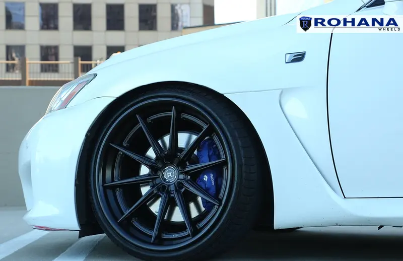 Lexus IS F with MV Forged RMV02 wheels