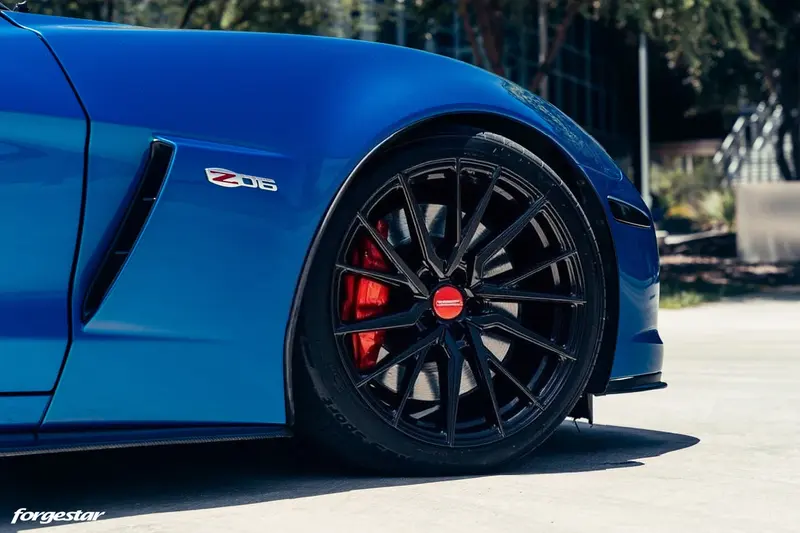 Chevrolet Corvette C6 Z06 with Vossen HF-4T wheels