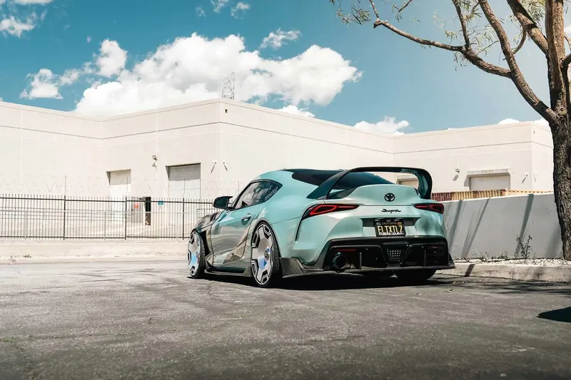Toyota GR Supra with AG Luxury AGL73 wheels