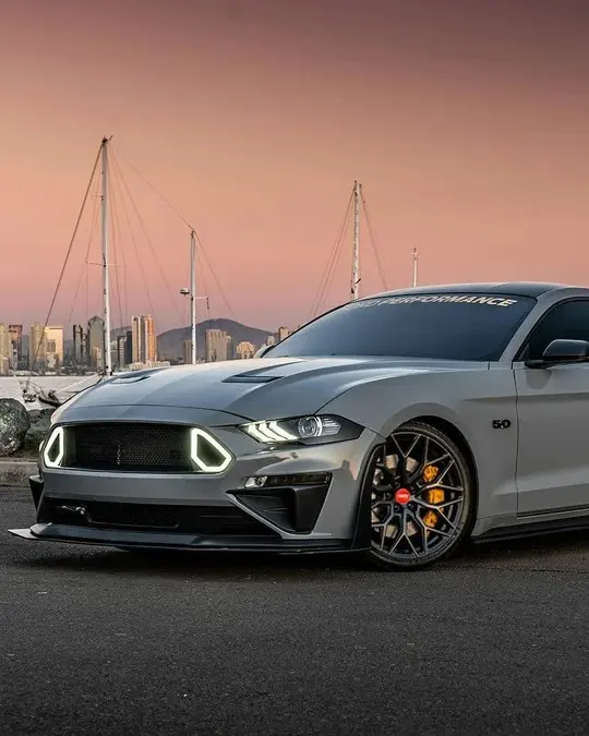 Ford Mustang GT with Vossen HF-2 wheels