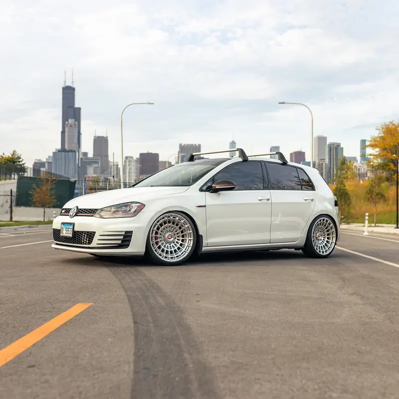 Volkswagen Golf GTI Mk7 with Vossen LCX-04 wheels