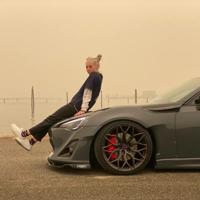 Toyota 86 with Vossen HF-2 wheels