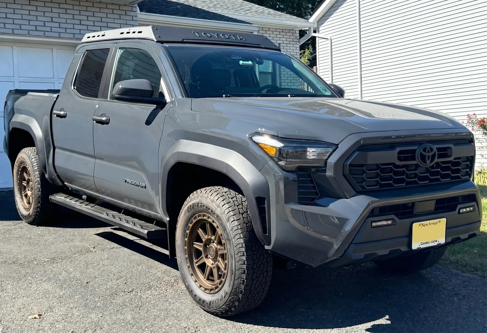 Toyota Tacoma on aftermarket wheels