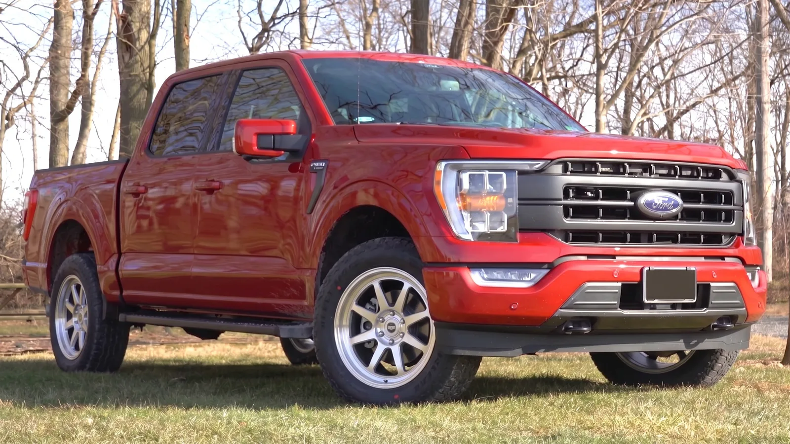 Ford F-150 with TREX Off-Road T100 wheels in Clear