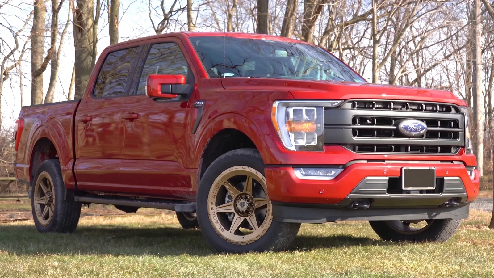 Ford F-150 with Blaque Diamond O102 wheels in Bronze