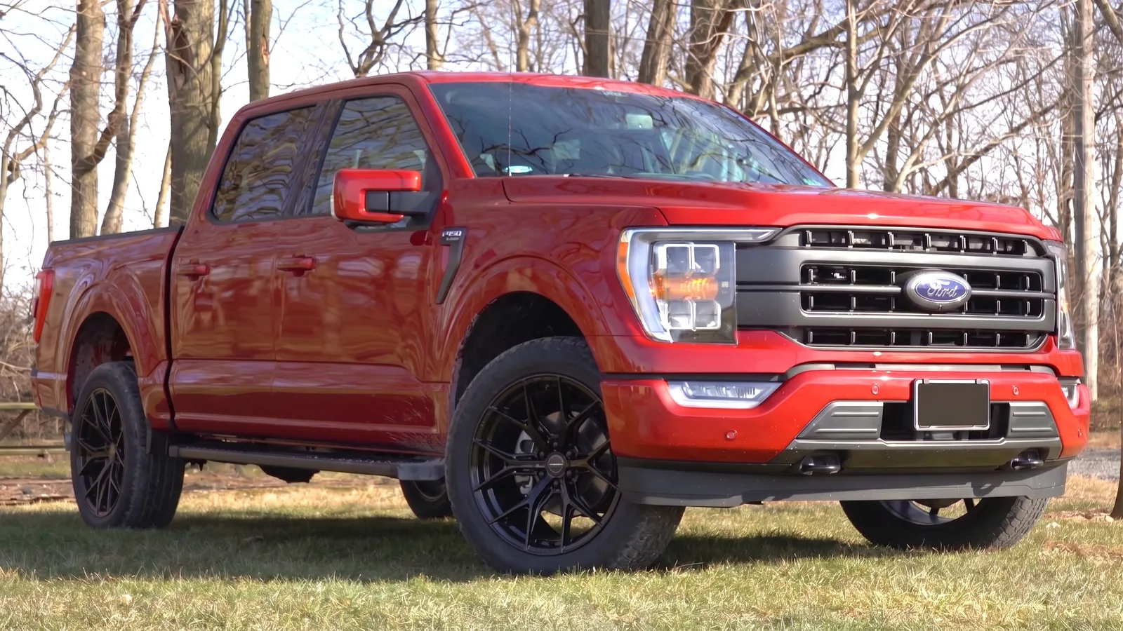 Ford F-150 with Vossen HF6-4 wheels in Satin Black