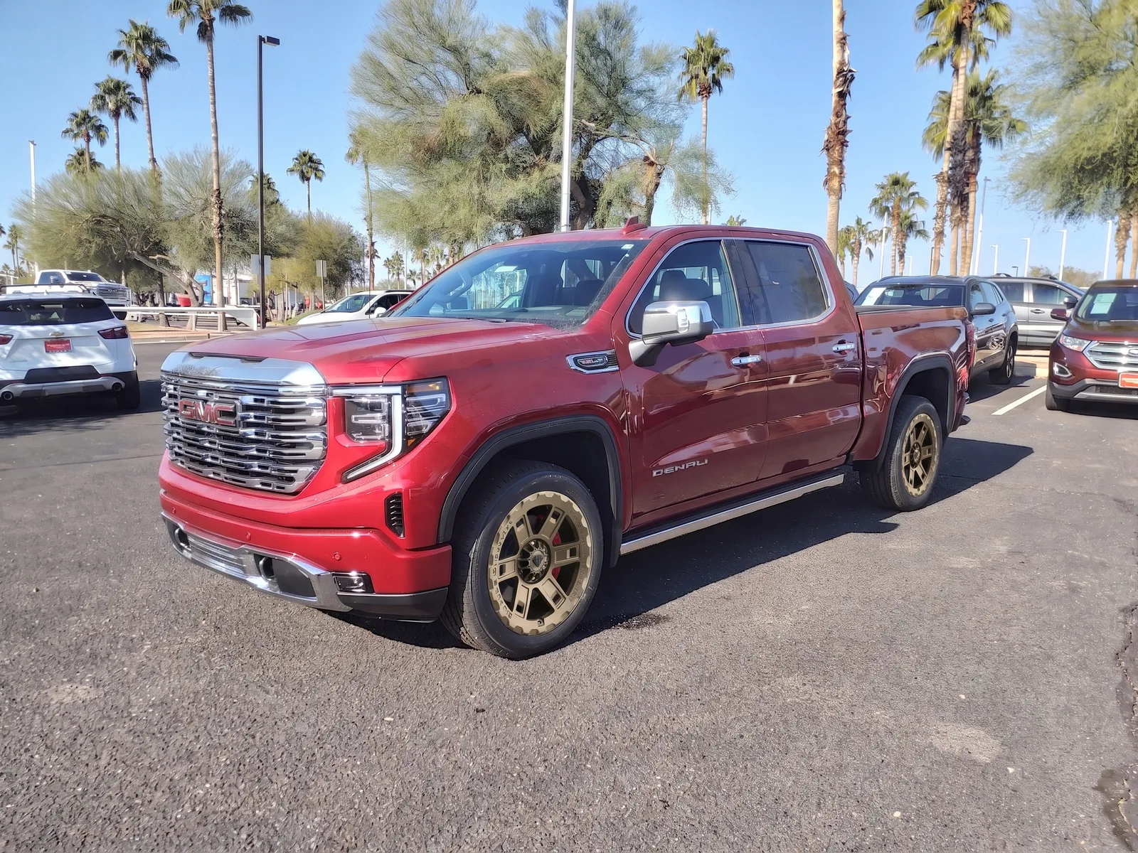 GMC Sierra 1500 with Blaque Diamond O801 wheels in Bronze