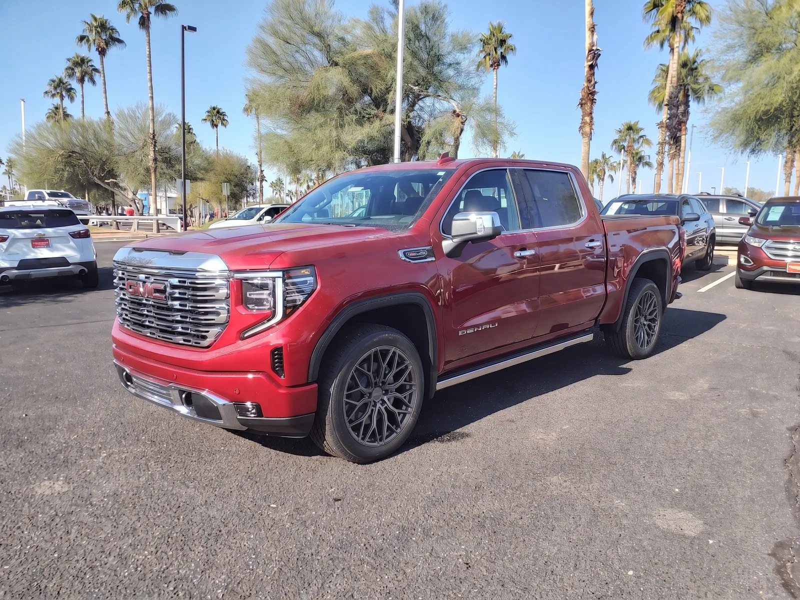 GMC Sierra 1500 with Vossen HF6-3 wheels in Matte Gunmetal