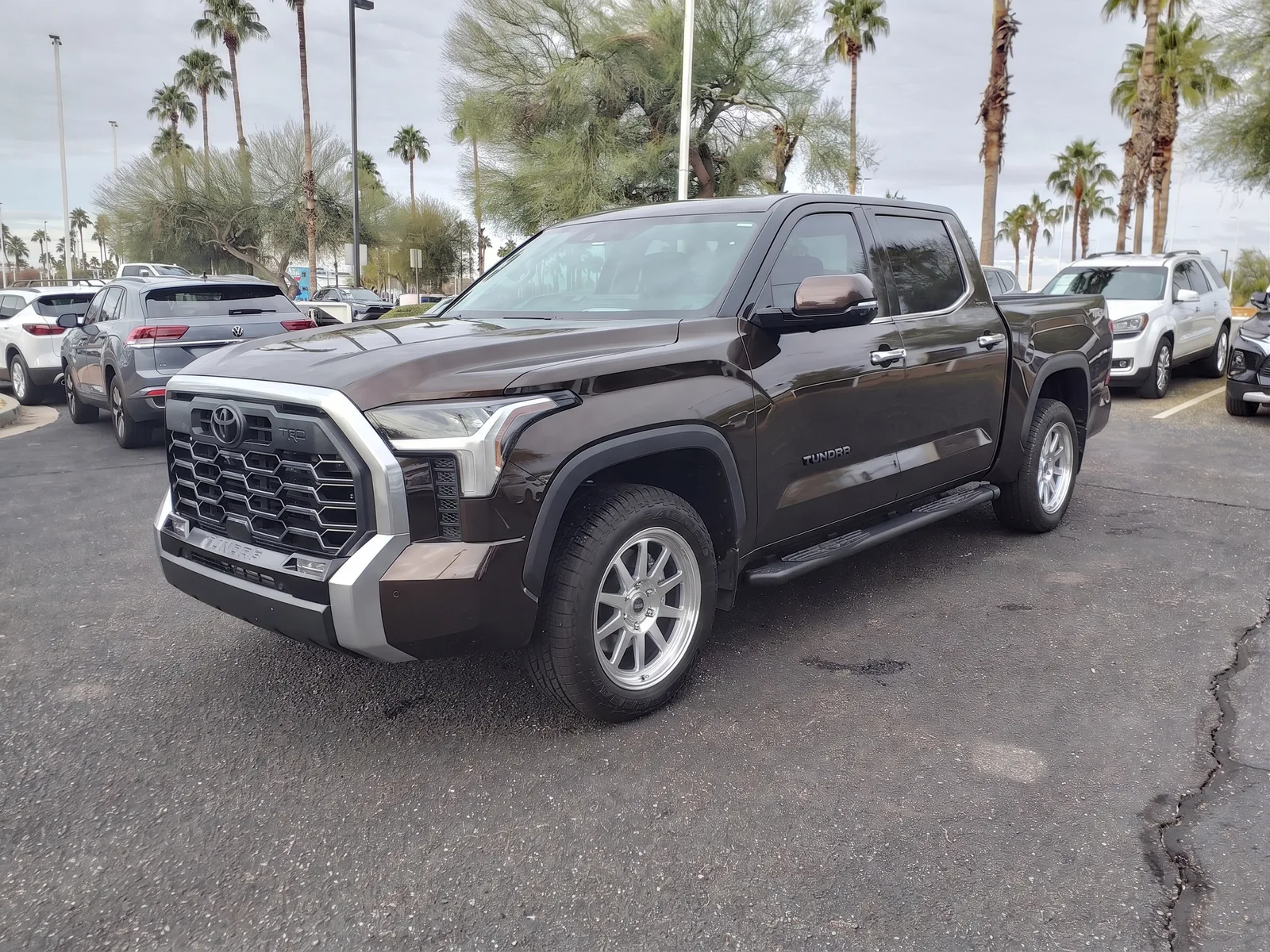 Toyota Tundra on aftermarket wheels