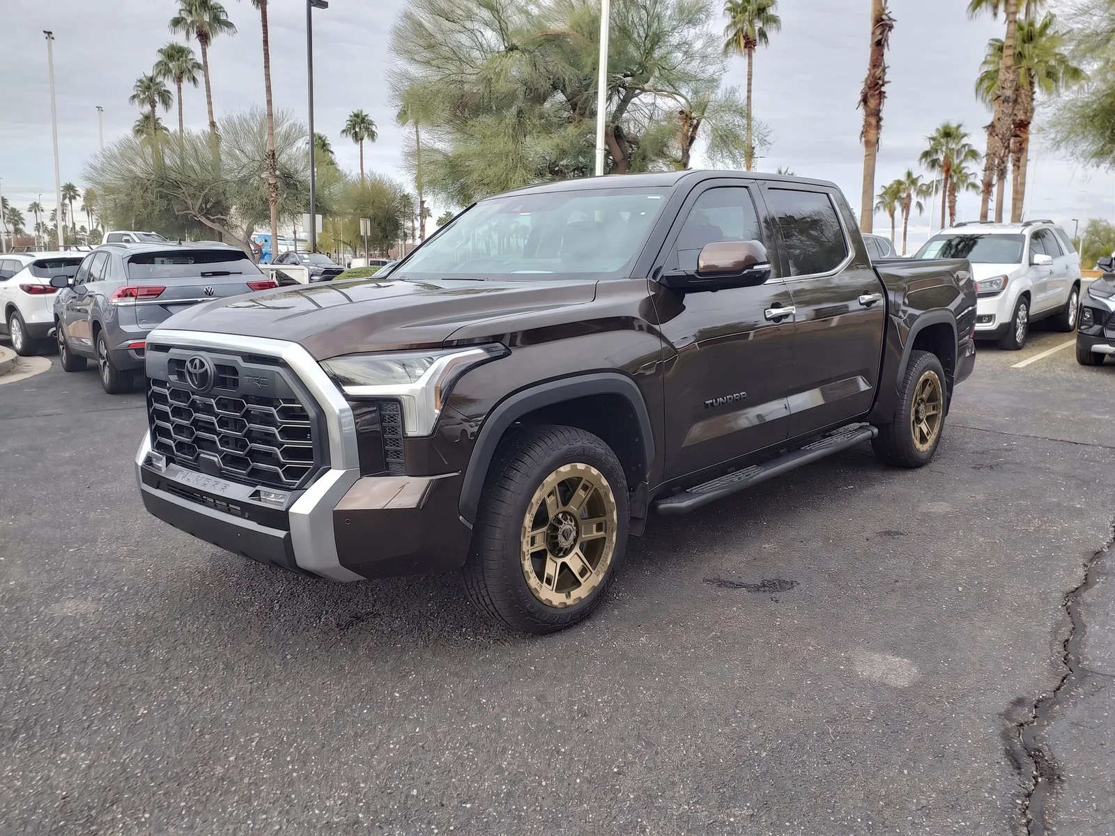 Toyota Tundra with Blaque Diamond O801 wheels in Bronze