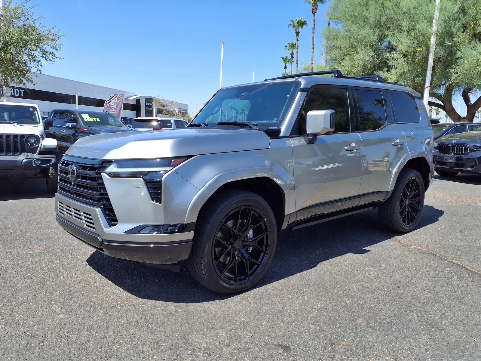 Lexus GX with Vossen HF6-4 wheels in Satin Black