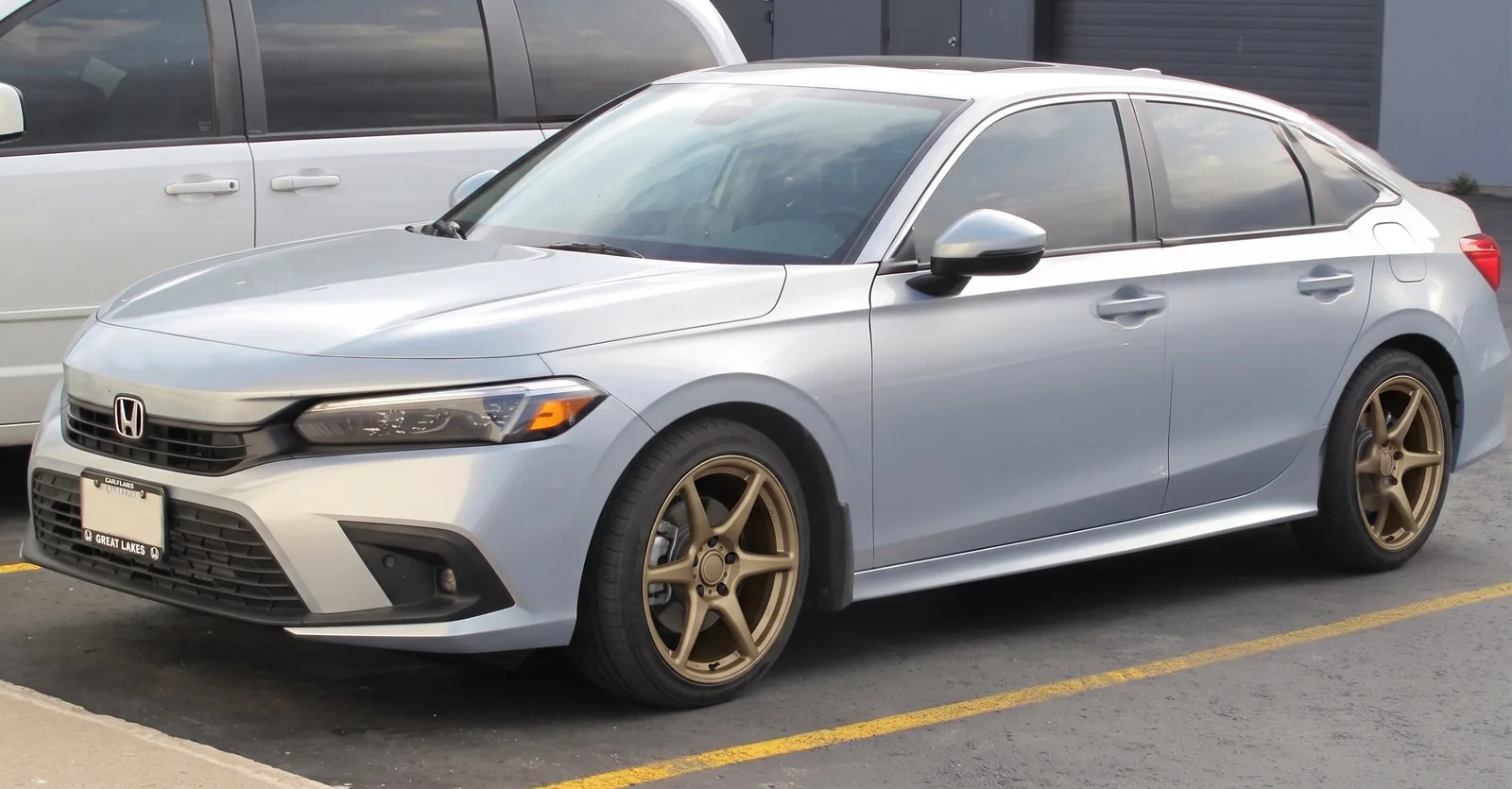 Honda Civic with Kansei Tandem wheels in Bronze