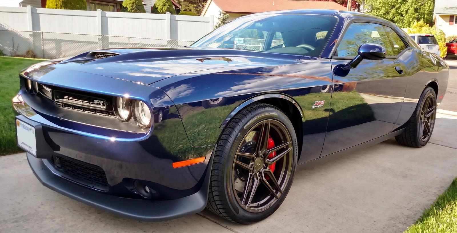 Dodge Challenger with Vossen EVO-1 wheels in Venetian Bronze