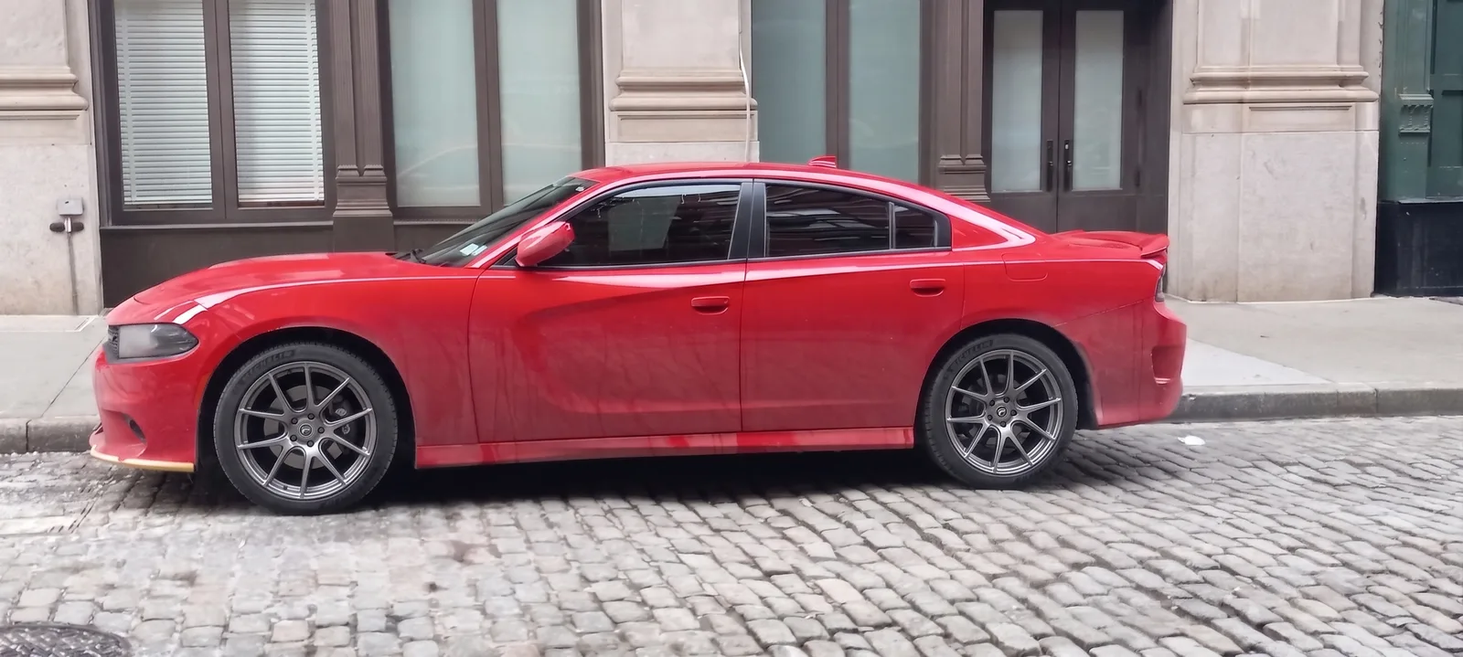 Dodge Charger with Forgestar CF5V wheels in Gloss Anthracite