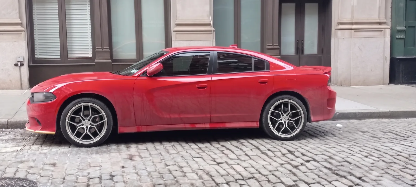Dodge Charger with Rohana RFX11 wheels in Brushed Titanium