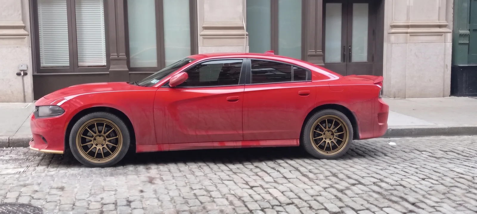 Dodge Charger with Kansei Corsa wheels in Bronze