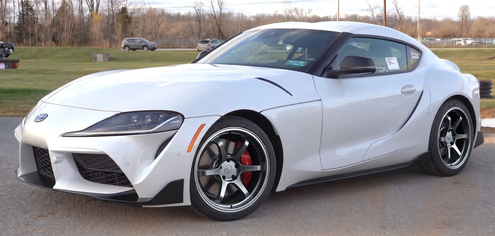 Toyota GR Supra with Vector Forged LW01 wheels in Gloss Gunmetal