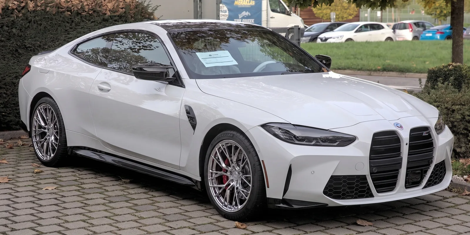 BMW M4 with Variant Radon wheels in Brushed Titanium