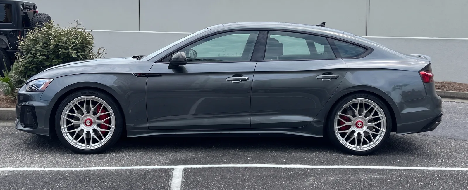 Audi A5 with Vossen GEN-03 wheels in Gloss Clear