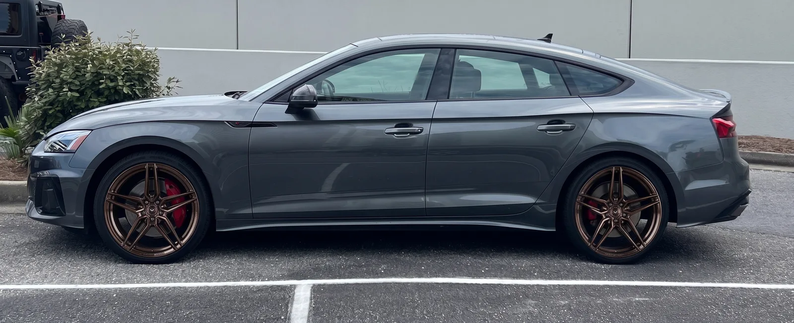 Audi A5 with Vossen EVO-1 wheels in Venetian Bronze