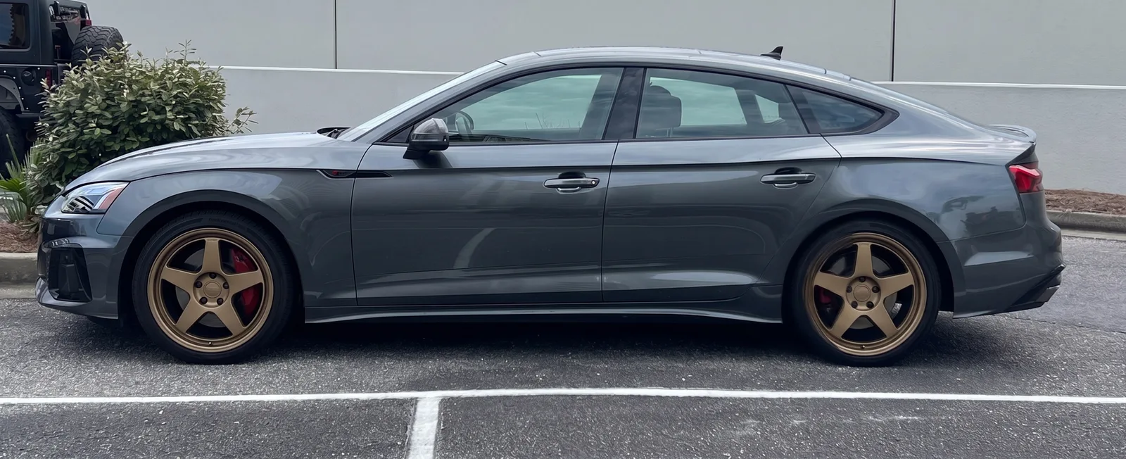 Audi A5 with Kansei KNP wheels in Bronze