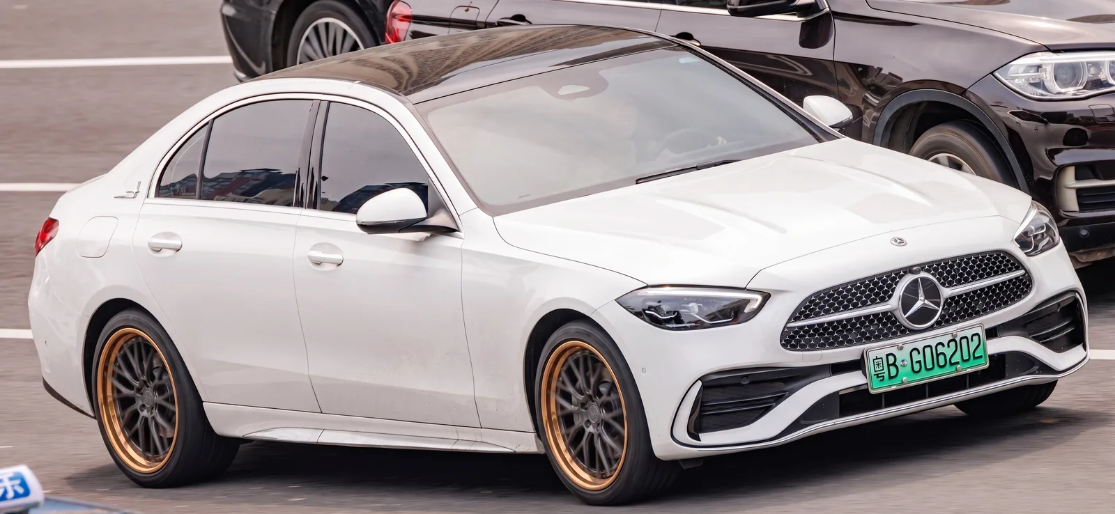 Mercedes-Benz C-Class with AG Luxury AGL35 wheels in Black And Copper