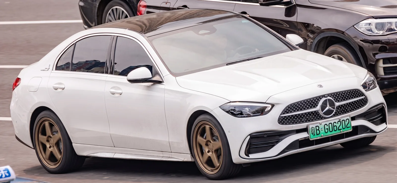 Mercedes-Benz C-Class with Kansei KNP wheels in Bronze