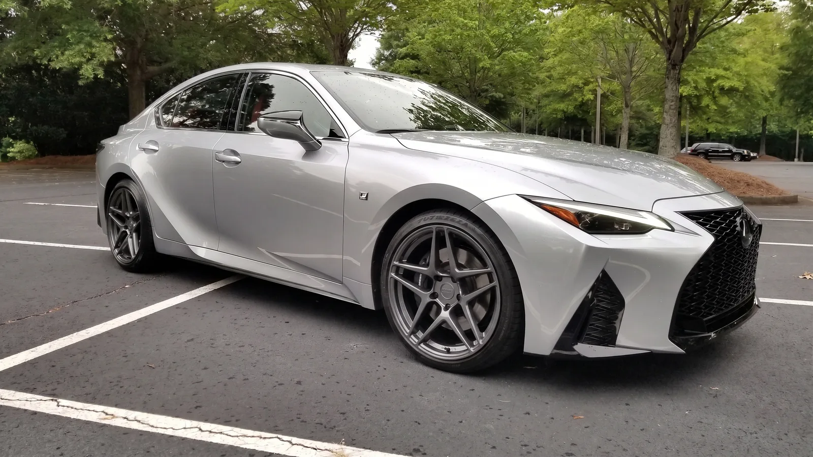 Lexus IS with Kansei Astro wheels in Black