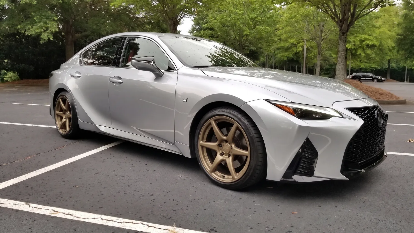Lexus IS with Kansei Tandem wheels in Bronze