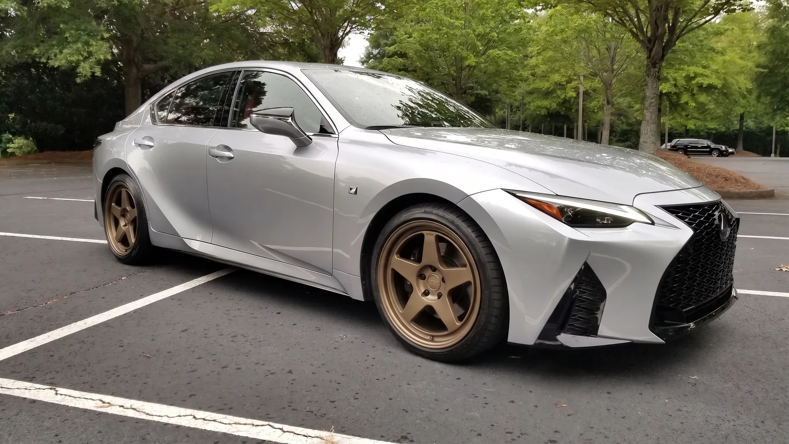 Lexus IS with Kansei KNP wheels in Bronze