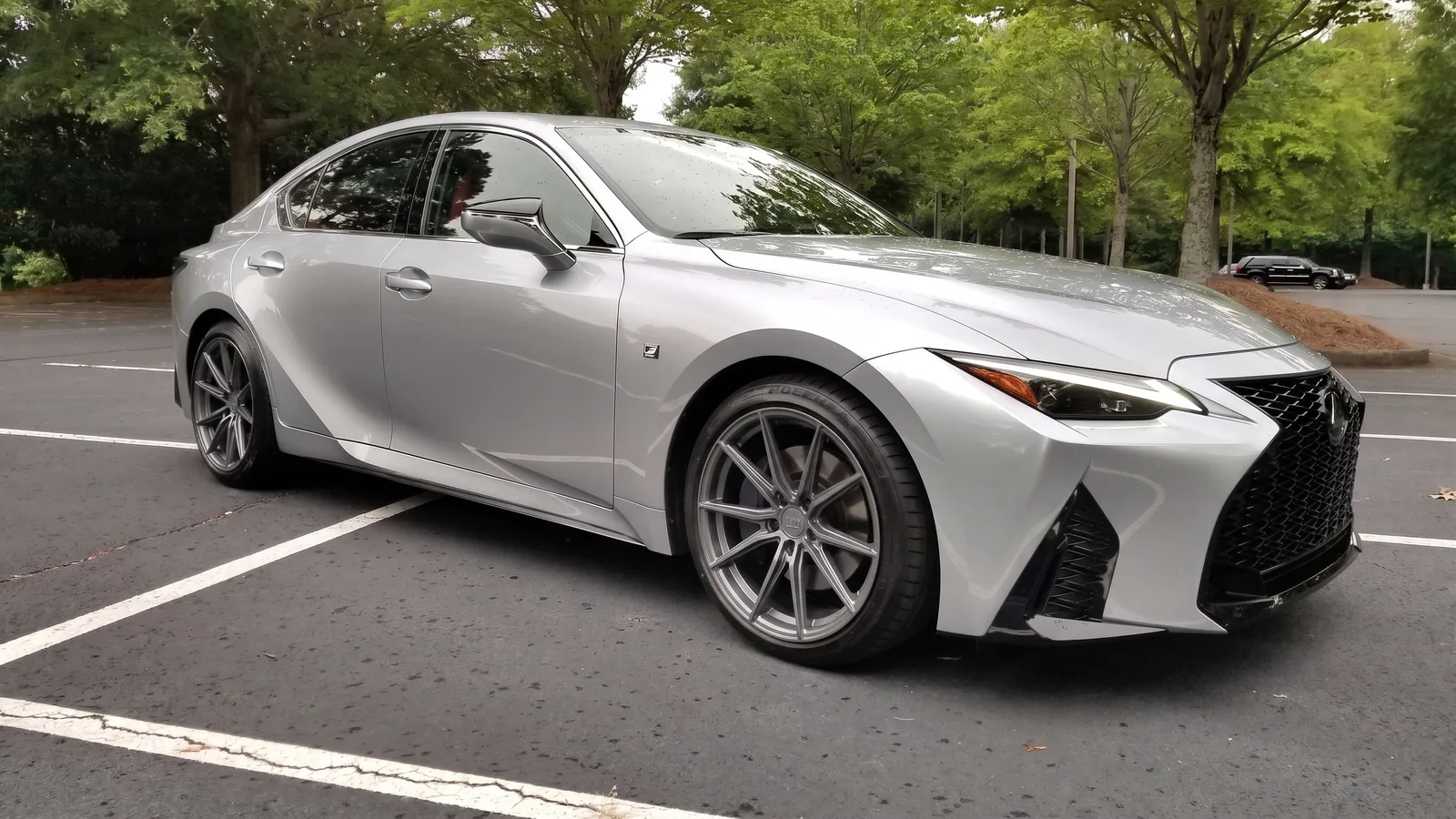 Lexus IS with Variant Rian wheels in Satin Gunmetal