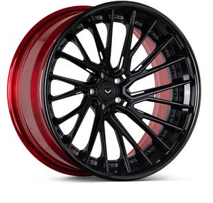 Vossen EVO 6TR 3 PIECE in Vossen Red